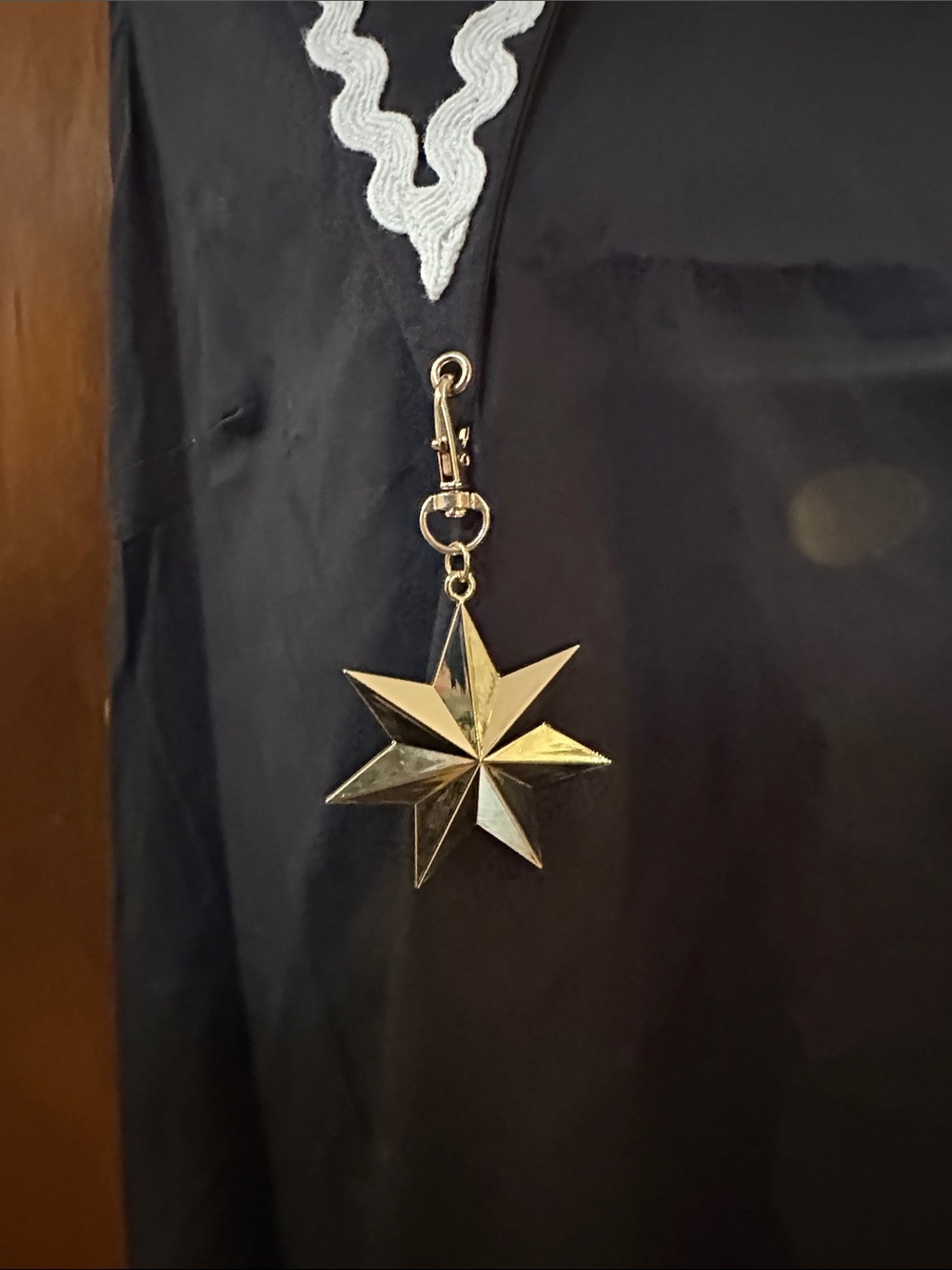 ModCloth Black Friday Sleeveless Mini Dress Pointed Collar & Celestial Charms 1X - Picture 4 of 9